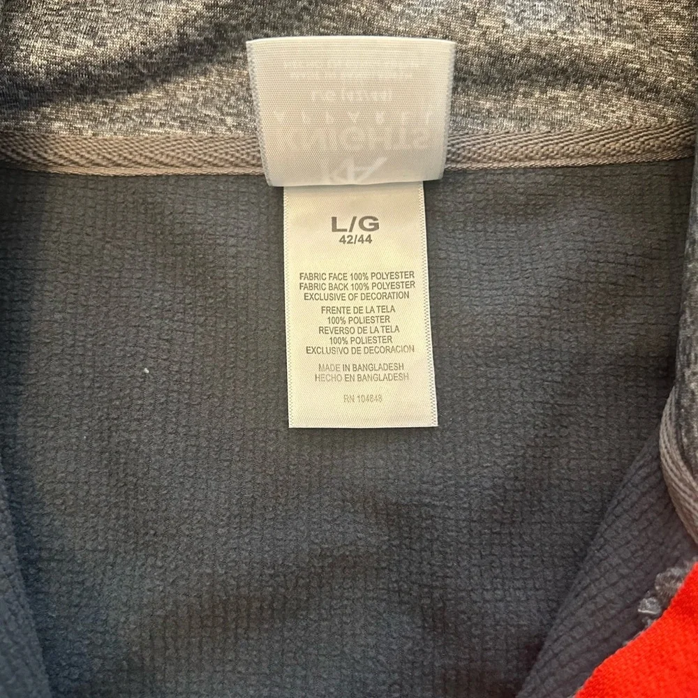 Men's Heather Gray Full-Zip Jacket with Clemson Logo